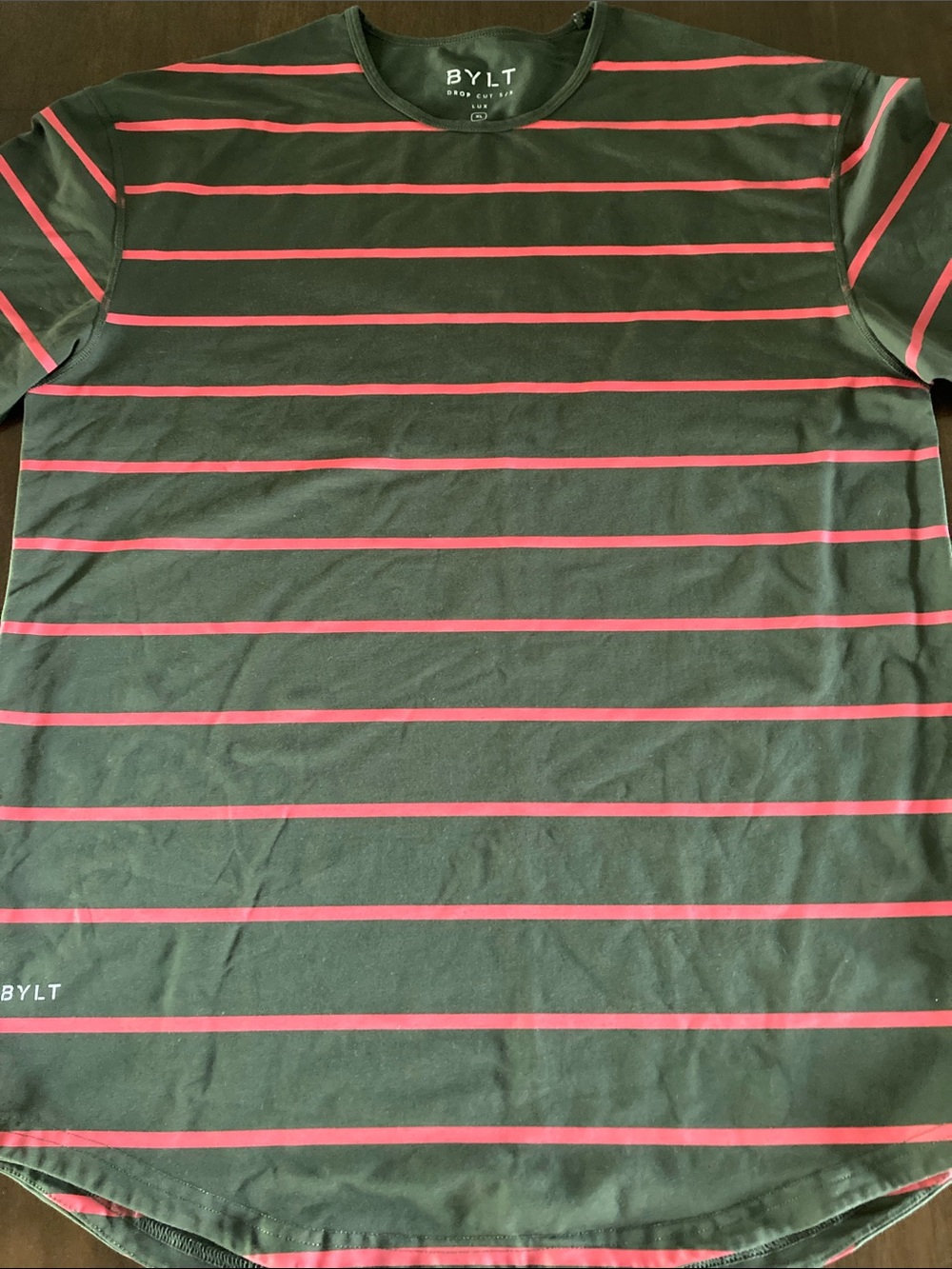 BYLT drop cut short sleeve LUX dark green - Picture 2 of 7